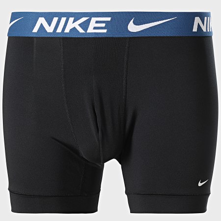 Nike - Set van 3 Dri-Fit Essential Micro Boxers KE1157 Zwart Groen Violet Blauw Navy