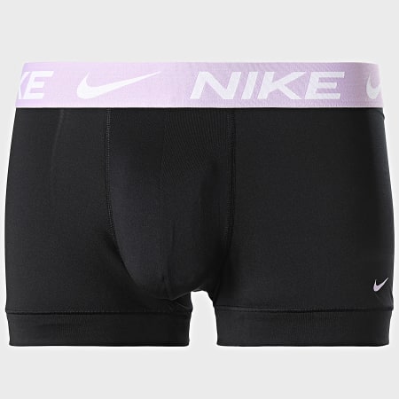 Nike - Dri-Fit Essential Micro KE1156 Nero Verde chiaro Viola Navy Boxer set di 3