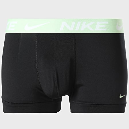 Nike - Dri-Fit Essential Micro KE1156 Nero Verde chiaro Viola Navy Boxer set di 3