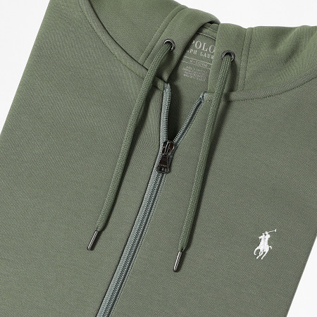 Polo Ralph Lauren - Original Player Hooded Zip Sweatshirt Khaki Groen