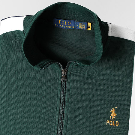 Polo Ralph Lauren - Felpa Original Player con zip Verde scuro