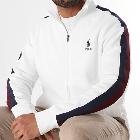 Polo Ralph Lauren - Originele Player Wit Zip Sweat Top