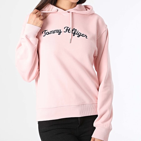 Tommy Hilfiger - Dameshemd Reg Script 2612 Roze