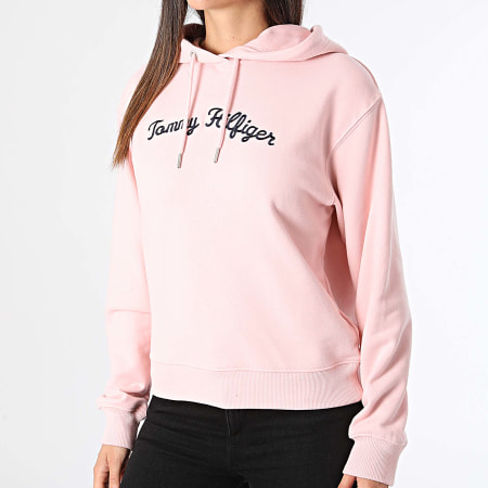 Tommy Hilfiger - Dameshemd Reg Script 2612 Roze