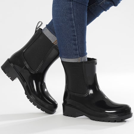 Tommy Hilfiger - Flag Rainboot 8213 Botas Mujer Negro