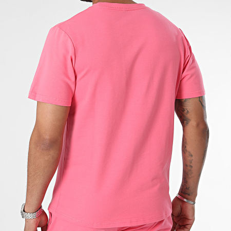 Black Industry - Ensemble Tee Shirt Oversize Et Short Jogging Rose