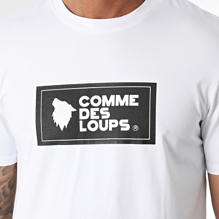 Comme Des Loups - Genova Wit T-shirt en Joggingbroek Set