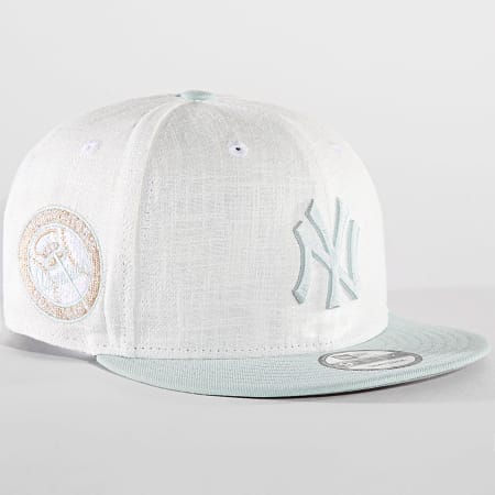 New Era - 9Fifty NY Snapback Cap 60505300 Blanco Menta Verde