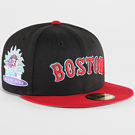 New Era - Cappellino 59Fifty Boston Red Sox 60505366 Nero Rosso