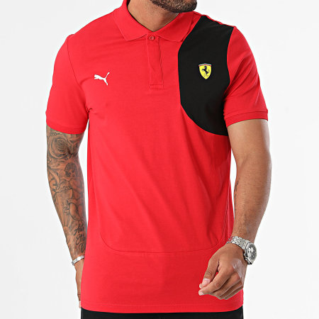 Puma - Polo met korte mouwen Ferrari Fanwear Classic 701223470 Rood Zwart