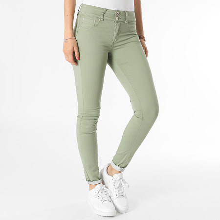 Tiffosi - Jeans skinny da donna Double Up 10054557 Verde chiaro