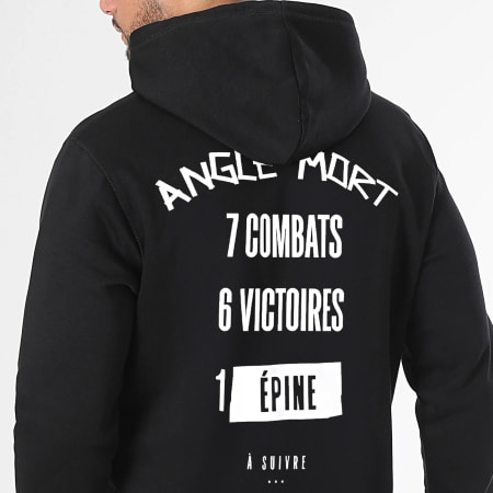 Angle Mort - Sweat Capuche Palmarès Edition Noir