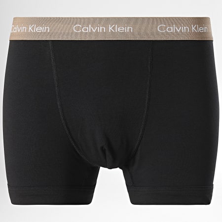 Calvin Klein - Juego de 3 bóxers Trunk U2662G Negro