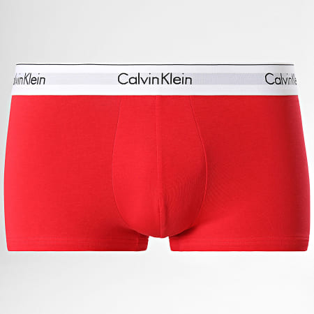Calvin Klein - Juego de 3 calzoncillos bóxer NB2380A Gris brezo Rojo Azul