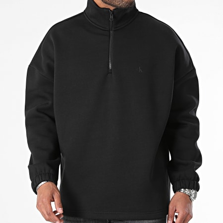 Calvin Klein - Sudadera con cremallera 5640 Negro