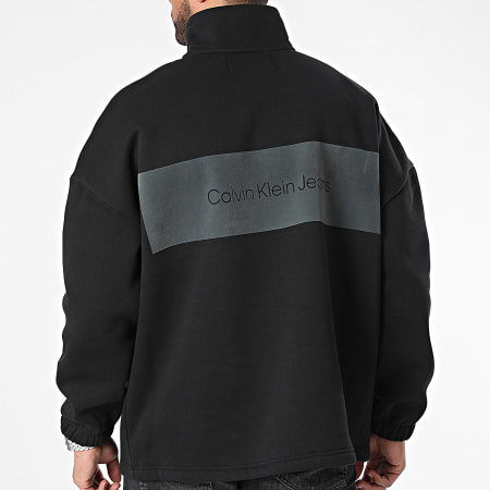 Calvin Klein - Sweat Col Zippé 5640 Noir