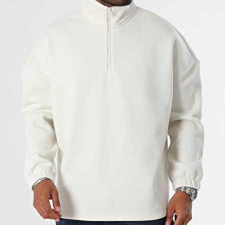 Calvin Klein - Sudadera con cremallera 5640 Blanco