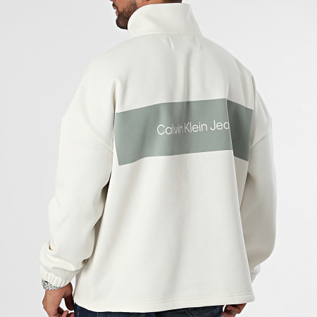 Calvin Klein - Sudadera con cremallera 5640 Blanco