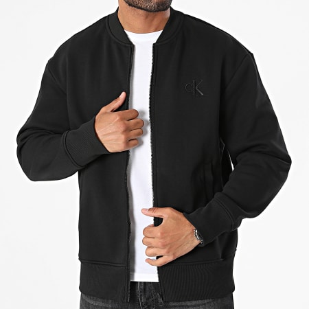 Calvin Klein - Sudadera con cremallera 5915 Negro