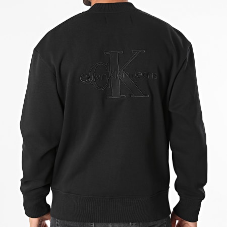 Calvin Klein - Sudadera con cremallera 5915 Negro