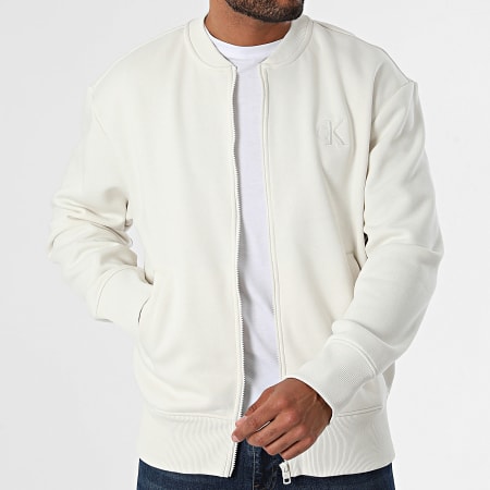 Calvin Klein - Sweat Zippé 5915 Blanc