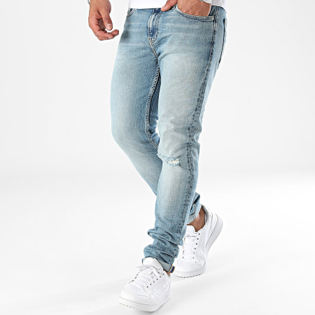 Calvin Klein - Jeans slim Taper 5742 lavaggio blu