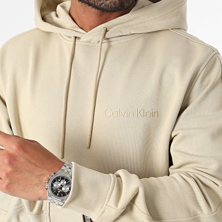 Calvin Klein - Sudadera con capucha 5626 Beige