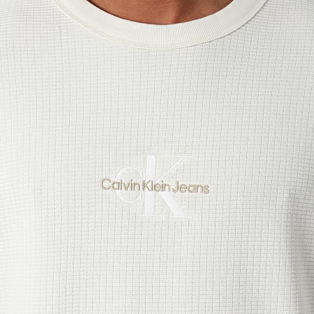 Calvin Klein - T-shirt met lange mouwen 5647 Beige