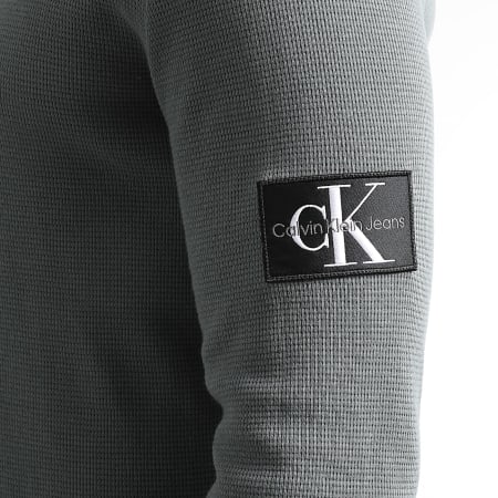 Calvin Klein - Ronde hals Sweat 3485 Kaki Groen