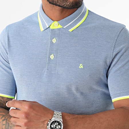 Jack And Jones - Polo de manga corta Paulos Azul claro brillante