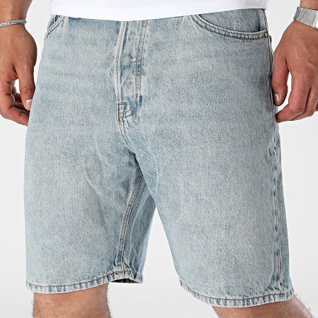 Jack And Jones - Tony Original Blue Denim Loose Fit Jean Shorts