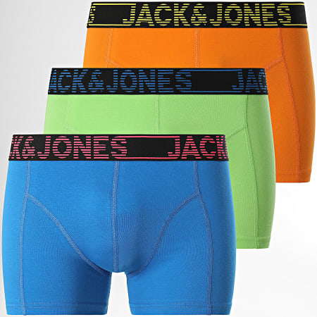 Jack And Jones - Set van 3 Bill Green Orange Blue King Boxershorts