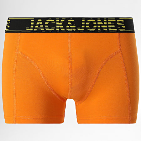 Jack And Jones - Set di 3 boxer Bill verde arancio blu King