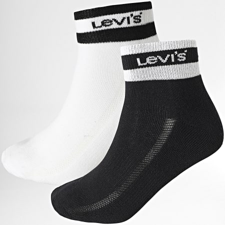 Levi's - Confezione da 2 paia di calzini 701226933 Nero Bianco