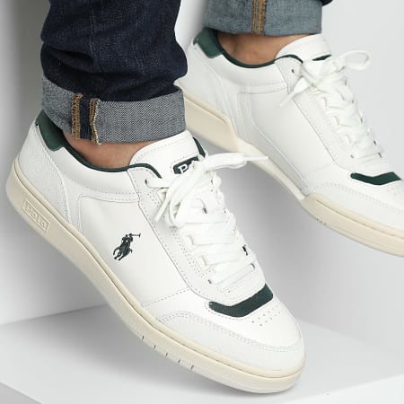 Polo Ralph Lauren - Zapatillas Polo Court White Forest