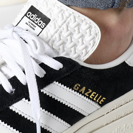 Adidas Originals - Gazelle Bold Sneakers Donna W HQ6912 Core Black Footwear White Cloud White