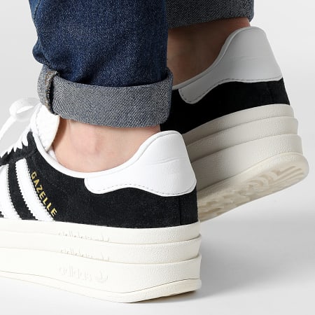 Adidas Originals - Gazelle Bold Damessneakers W HQ6912 Core Black Footwear White Cloud White