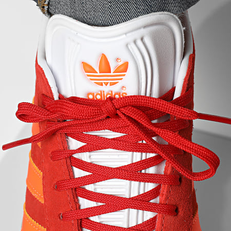 Adidas Originals - Baskets Gazelle W JI1374 Red Solar Orange Off White