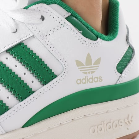 Adidas Originals - Forum Low CL J IH0223 Footwear White Green Cloud White Sneakers Donna