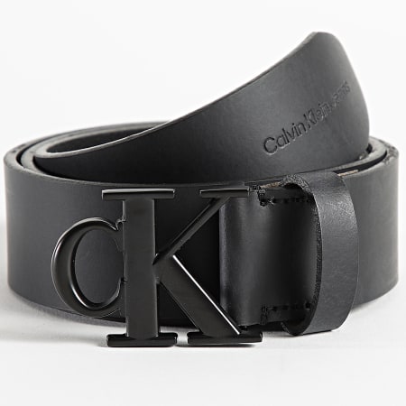 Calvin Klein - Cinturón Redondo Monoplaca 2068 Negro