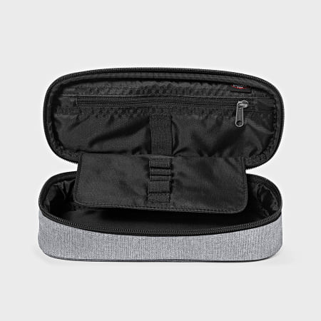 Eastpak - Estuche ovalado individual Gris jaspeado