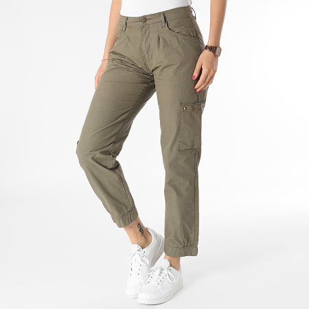 Girls Outfit - Pantaloni Jogger da donna Verde Khaki