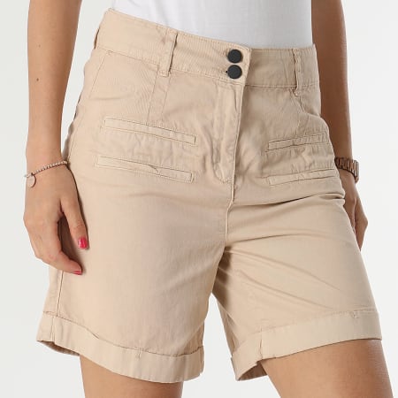 Girls Outfit - Short Chino Femme Beige