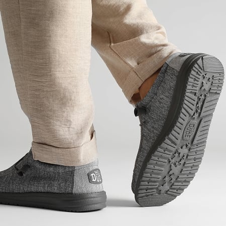 Hey Dude - Mocassins Wally Sport Knit 40536 Charcoal
