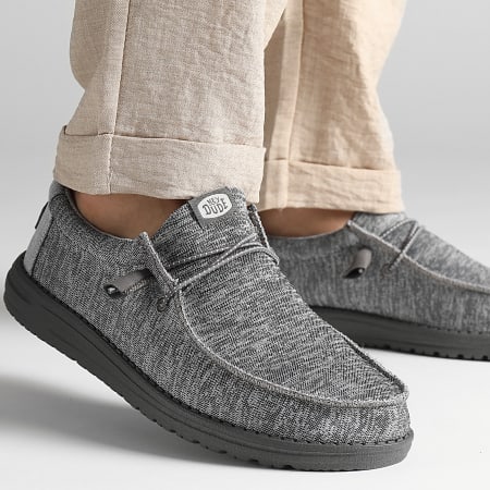 Hey Dude Scarpe Wally Sport Knit 40536 Charcoal Ryses