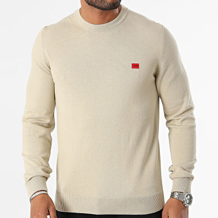 HUGO - Maglia San Cassius 50475083 Beige