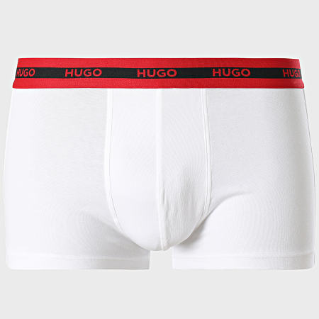 HUGO - Confezione da 3 boxer 50517883 Nero Bianco Arancione