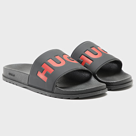 HUGO - Chanclas Match It 50498352 Negro Rojo