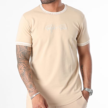 Project X Paris - Ensemble Tee Shirt Et Short Jogging 2310019 2310019 Beige