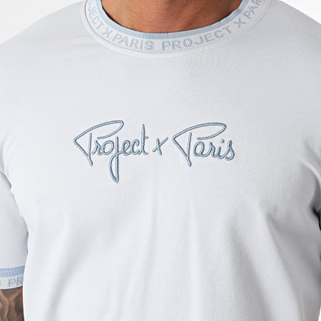 Project X Paris - Ensemble Tee Shirt Et Short Jogging 2310019 2340019 Bleu Clair